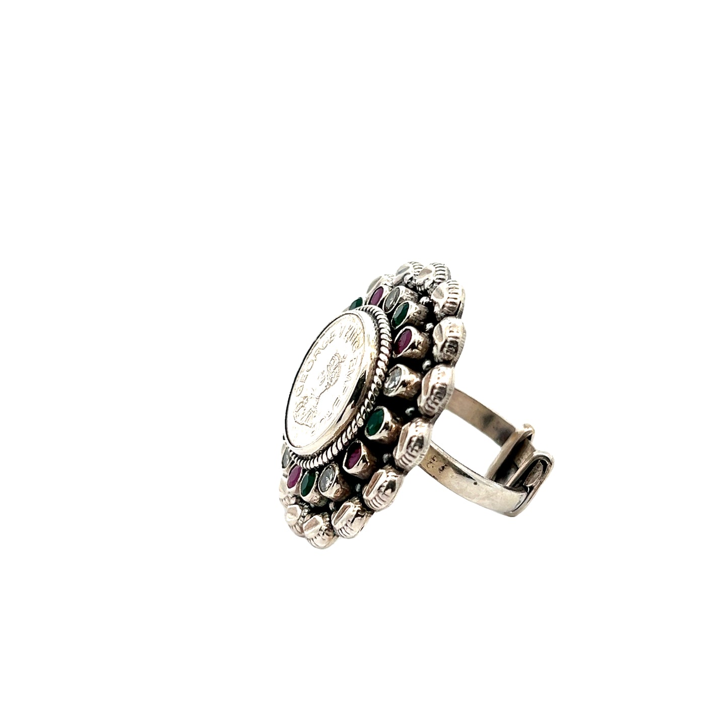 Sterling Silver Cocktail Ginni Ring