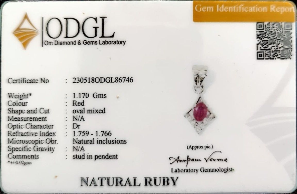 Ruby Pendant