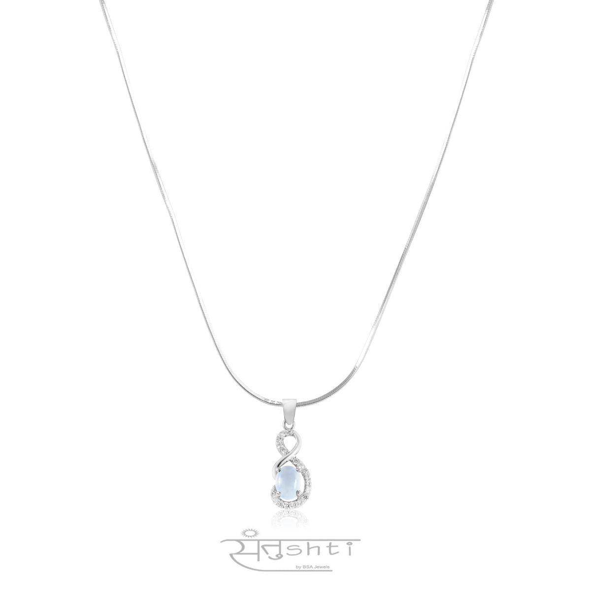 Moonstone Silver Pendant