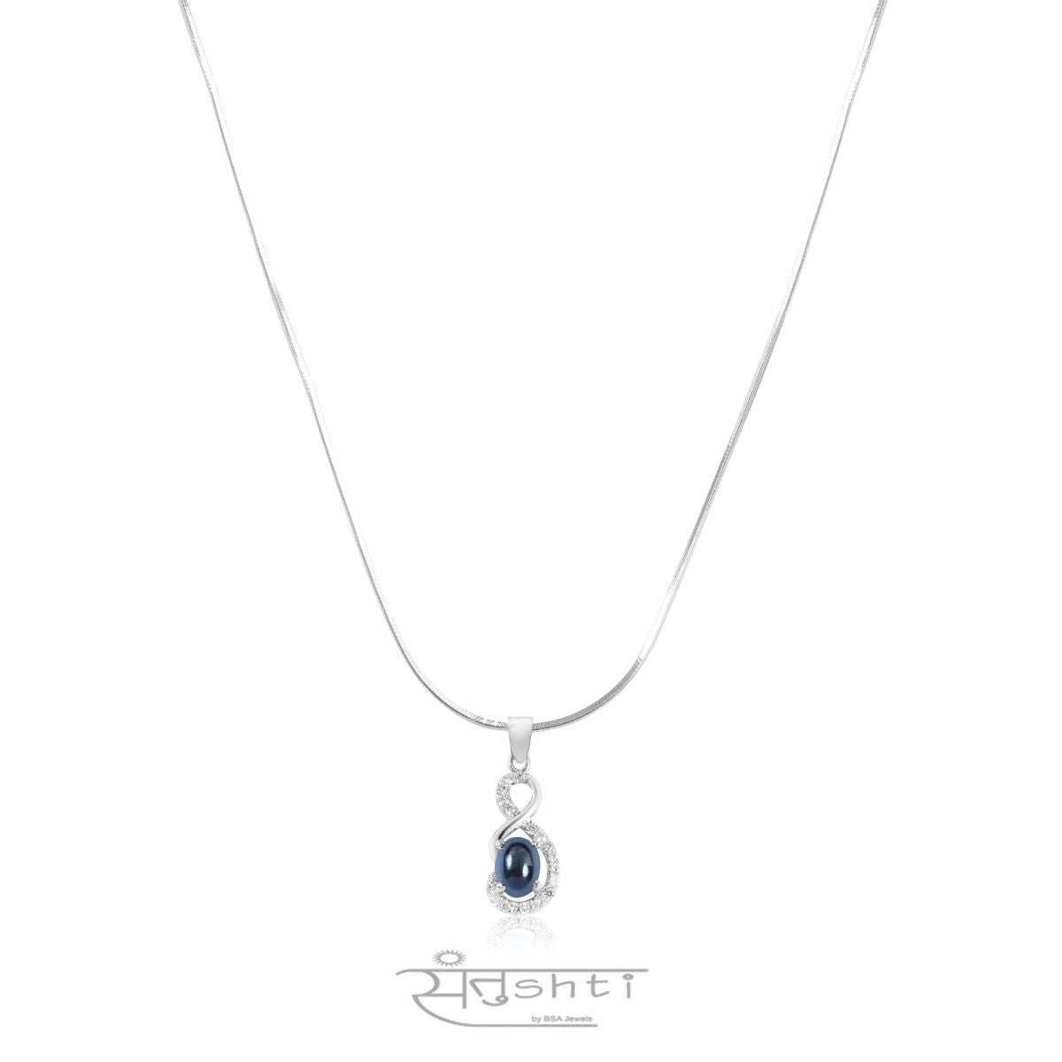 Black Star Silver Sterling Pendant