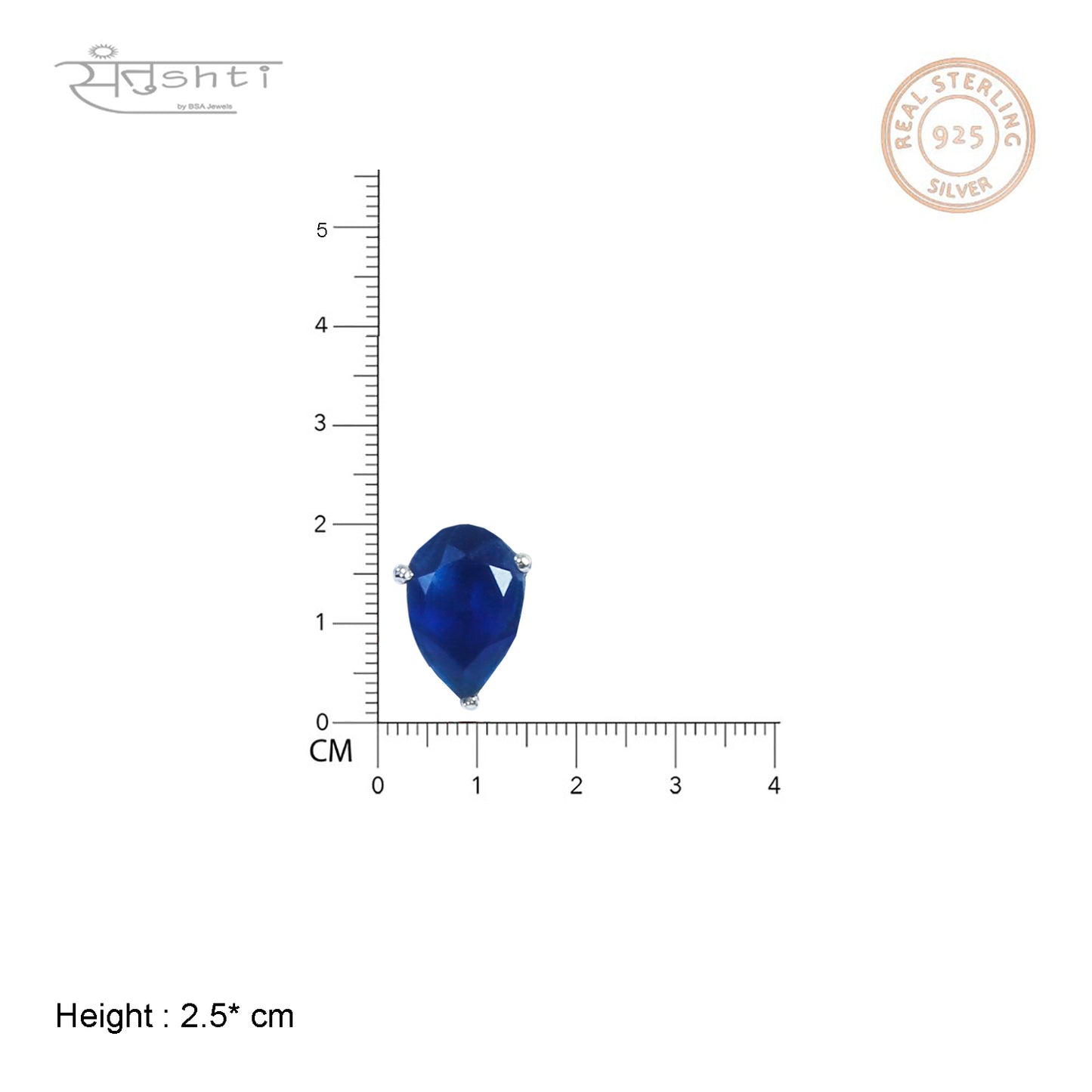 Blue Stone Studs