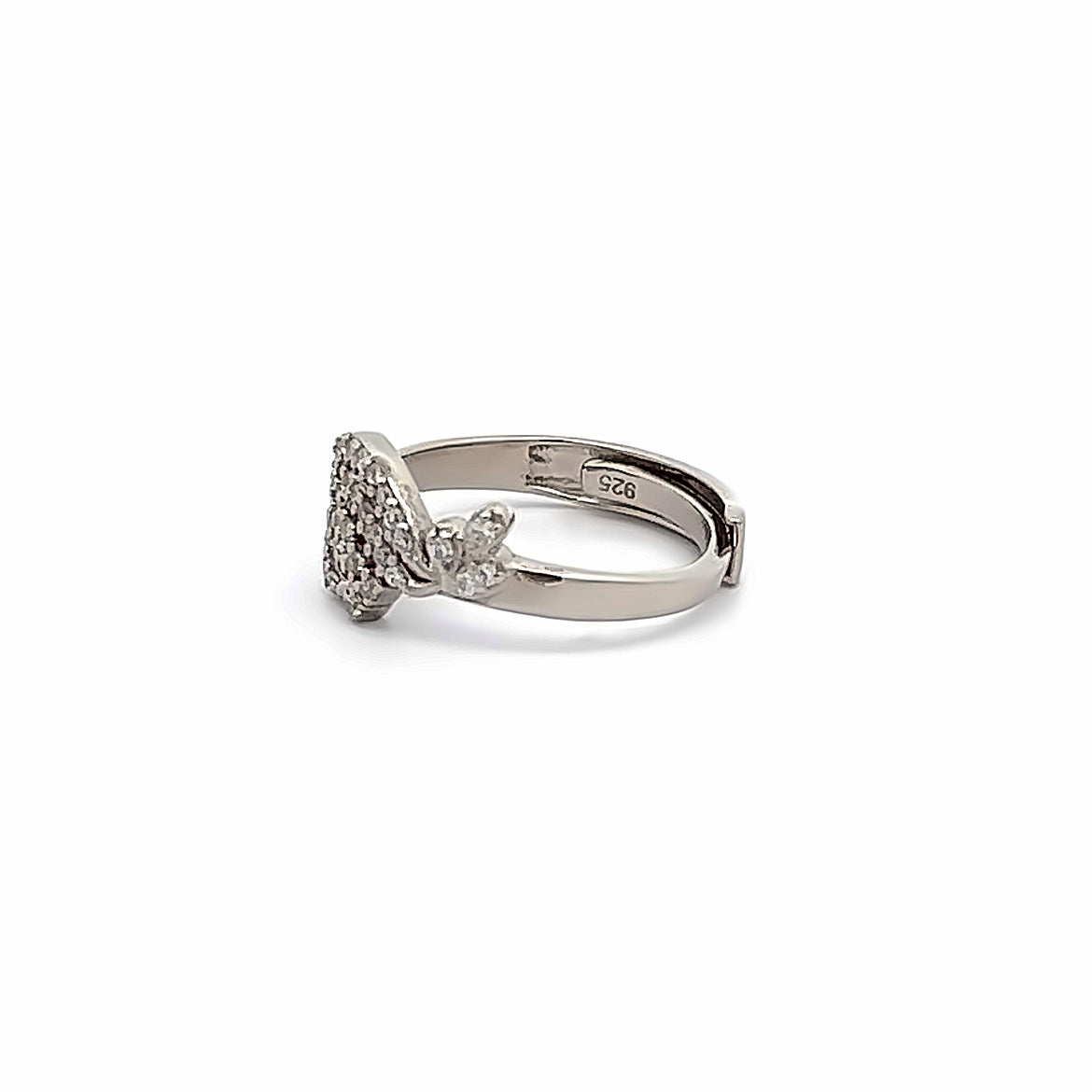 Silver Zircon Jubilee Ring