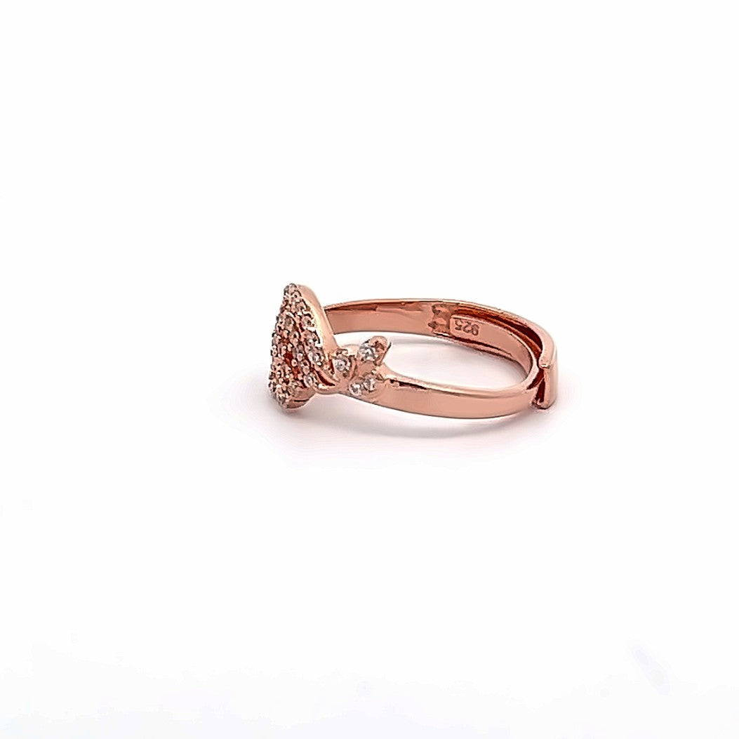 Rose Gold Zircon Jubilee Ring