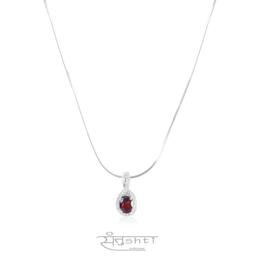 Red Garnet Pendant