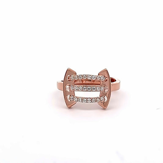 Rose Gold Classic Sterling Silver Ring