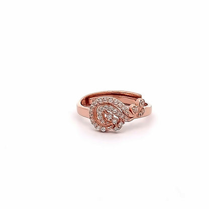 Rose Gold Zircon Jubilee Ring