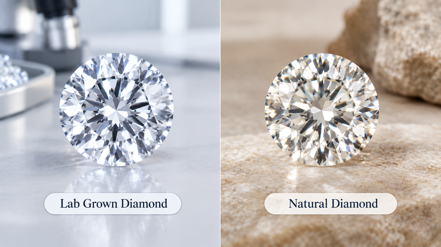 Lab Grown Diamonds vs Natural Diamonds: Price, Quality, Value & Key Differences